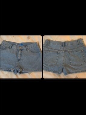 Nina Capri Light Blue Denim Jean Shorts